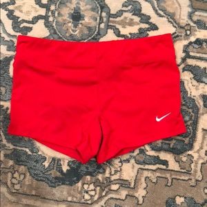 Red Nike spandex brand new size small